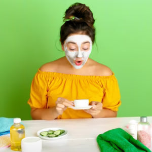 DIY Face Mask with Aloe Vera Gel Powder