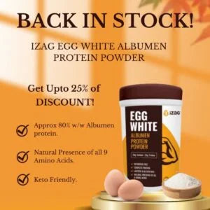 Back in Stock! Premium Egg White Albumen Protein Powder