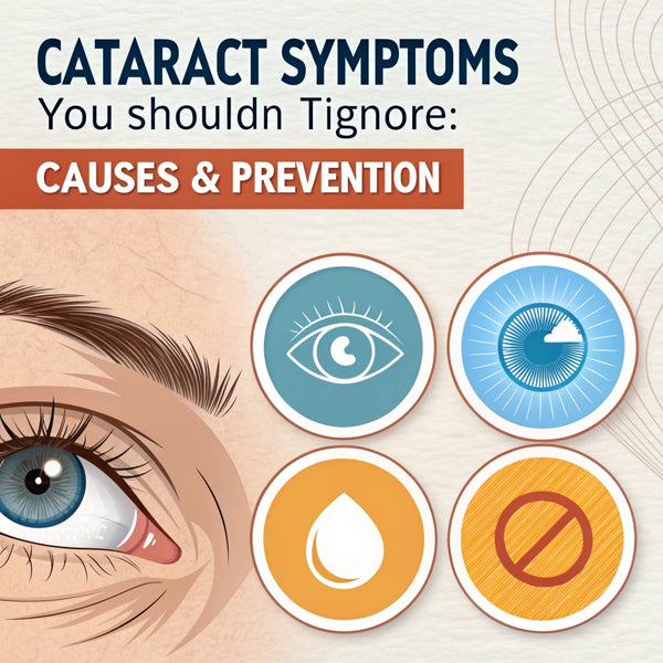 Cataract Symptoms You Shouldn’t Ignore: Causes & Prevention