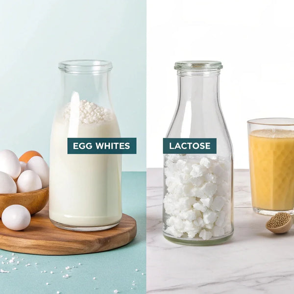Egg Whites vs. Lactose