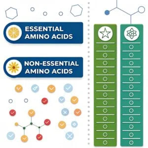 Essential vs. Non-Essential Amino Acids