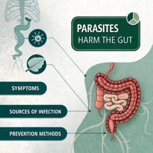 How Parasites Harm Your Gut