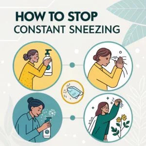 How to Stop Constant Sneezing