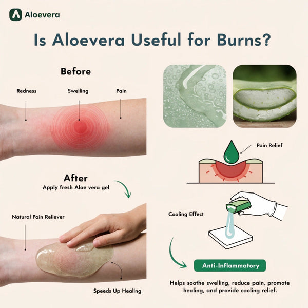 Is Aloevera Useful for Burns?