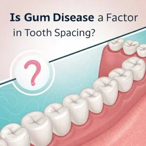 Is Gum Disease a Factor in Tooth Spacing?