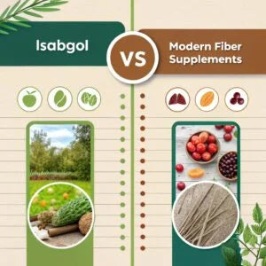 Isabgol vs. Modern Fiber Supplements