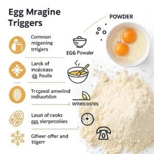 Migraine Triggers and Egg Powder