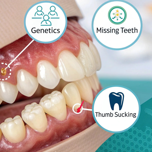 What Causes Gaps Between Teeth?
