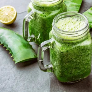 Aloevera powder smoothie