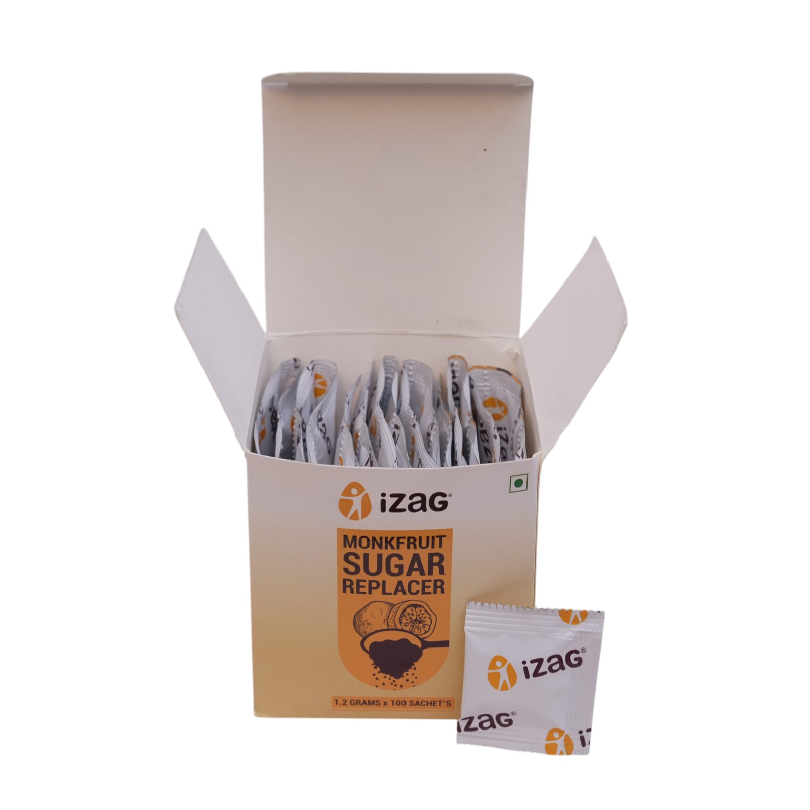 iZaG Monkfruit Sugar Replacer (1.2 GRAM *100 SACHET'S) - Image 10