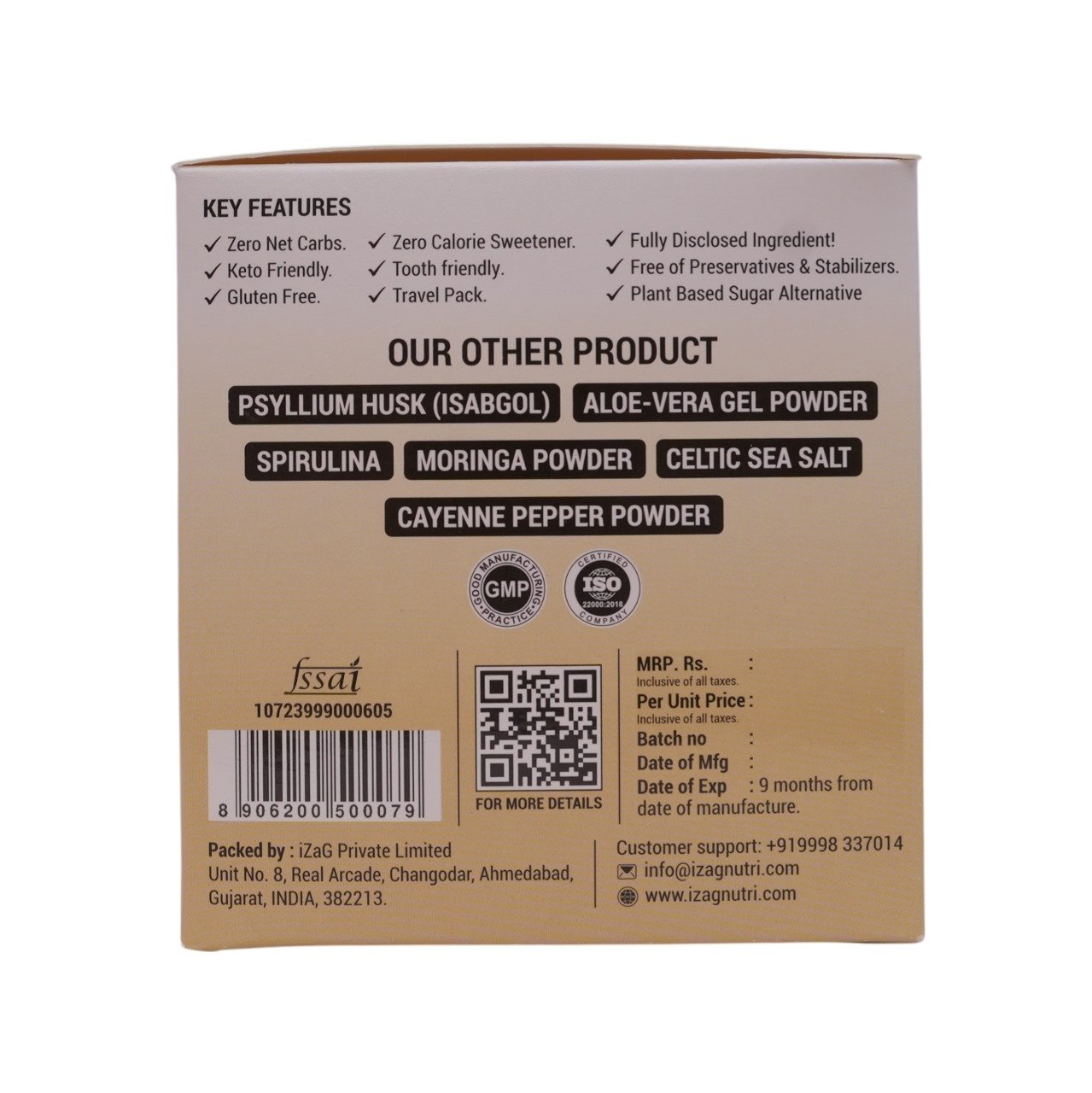 iZaG Monkfruit Sugar Replacer (200GRAM) - Image 8