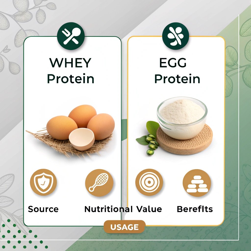 Difference Between Whey Protein and Egg Protein